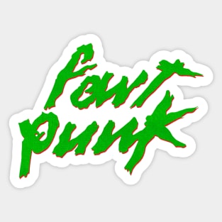 Fart Punk Sticker